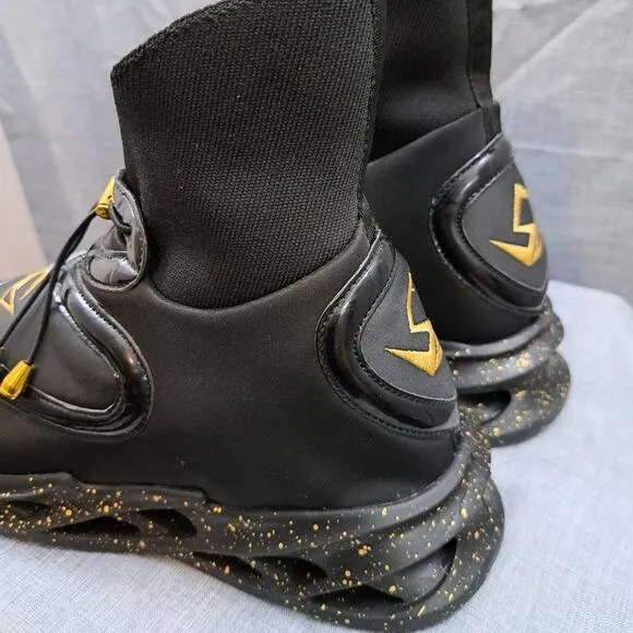 Tronus Blackout Fashion Shoes Sneakers Men 11.5 High