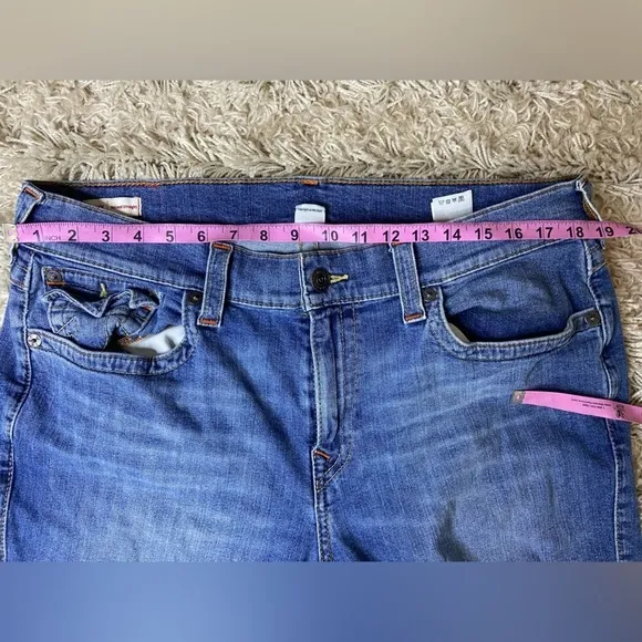 True Religion Men’s Ricky Relaxed Straight Denim Jeans Size 36 EUC