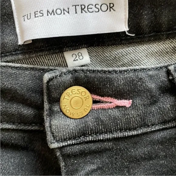 TU ES MON TRESOR The rose quartz jeans, size 28