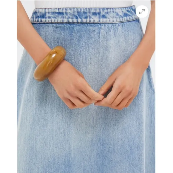 TUCKERNUCK Acid Wash Denim Britt Skirt