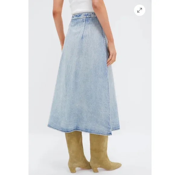 TUCKERNUCK Acid Wash Denim Britt Skirt