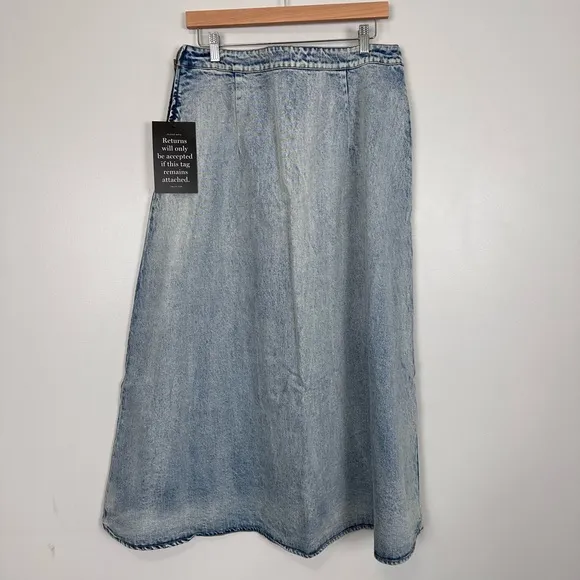 TUCKERNUCK Acid Wash Denim Britt Skirt