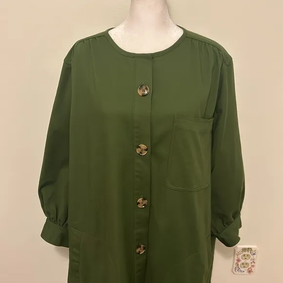 Tuckernuck Blake Dress Mod Mini Long Sleeve Boxy Pockets New Size XXL