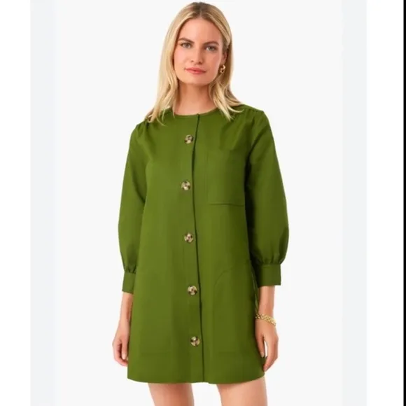Tuckernuck Blake Dress Mod Mini Long Sleeve Boxy Pockets New Size XXL