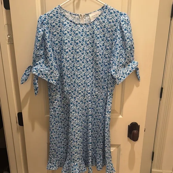 Tuckernuck Blue floral Dallas mini dress from Hyacinth House