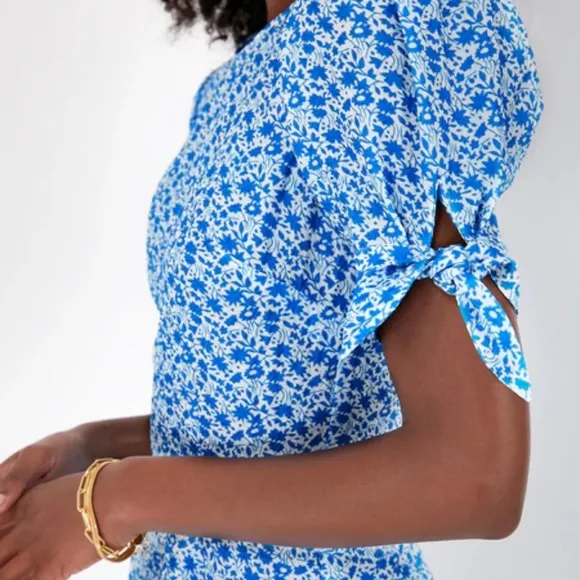 Tuckernuck Blue floral Dallas mini dress from Hyacinth House
