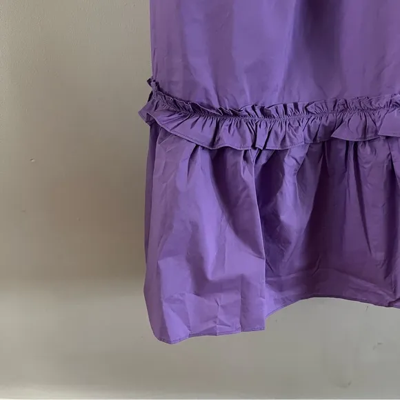 Tuckernuck Shirred capri off shoulder midi dress Ladies size xxs Purple