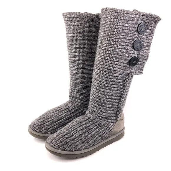 UGG Australia 'Classic Cardy' Tall Knit Winter Boots 8