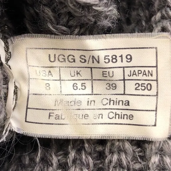 UGG Australia 'Classic Cardy' Tall Knit Winter Boots 8