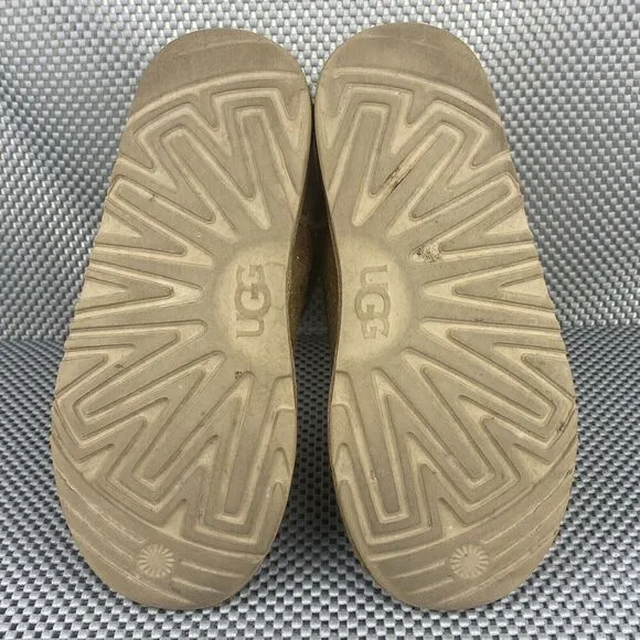 UGG Australia Classic Ii Graphic Stitch Boots Girls Size 2 Brown Casual