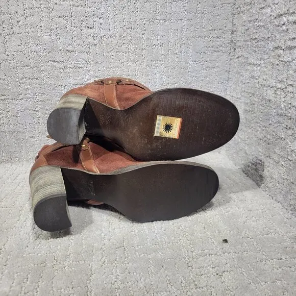 UGG Australia Dandridge Women's Size 9.5 US Brown Suede Ankle Boots 1019010
