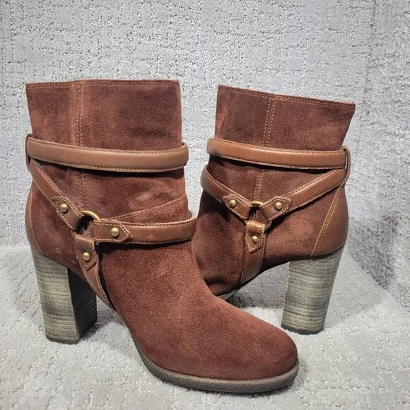 UGG Australia Dandridge Women's Size 9.5 US Brown Suede Ankle Boots 1019010