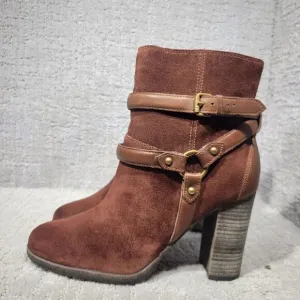 UGG Australia Dandridge Women's Size 9.5 US Brown Suede Ankle Boots 1019010