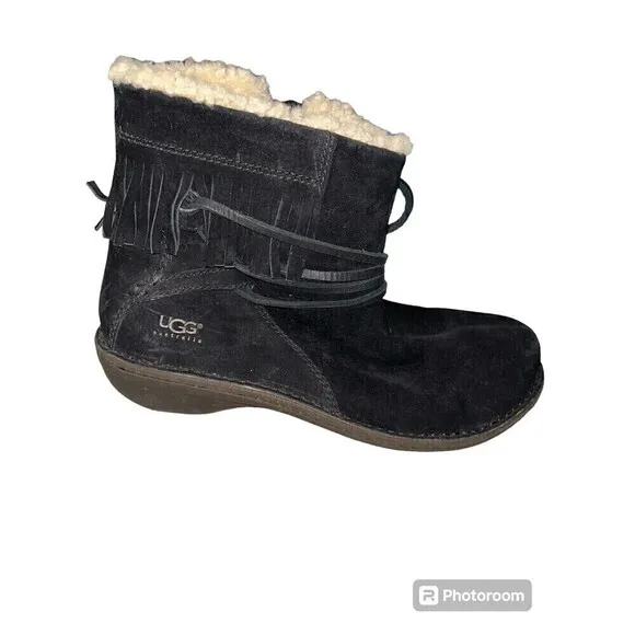 Ugg Australia Gaviota Womens Black Boots 11