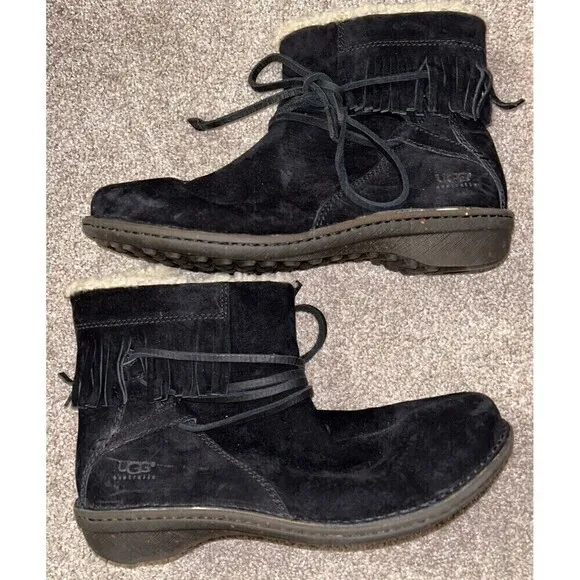 Ugg Australia Gaviota Womens Black Boots 11