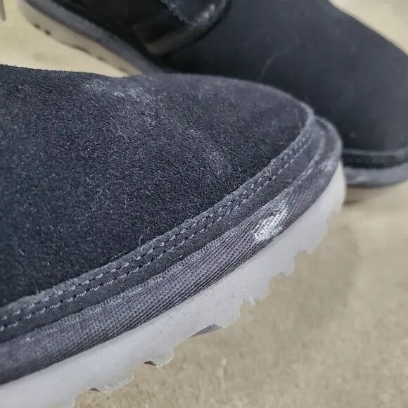 UGG Australia Harkley US Size 5 True Navy Mens Suede BOOTS