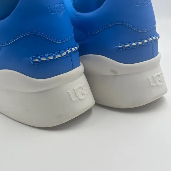 UGG Australia Womens Neutra Size 8 Sneaker Slip On Neon Blue Athletic Trainers