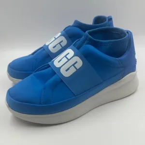 UGG Australia Womens Neutra Size 8 Sneaker Slip On Neon Blue Athletic Trainers