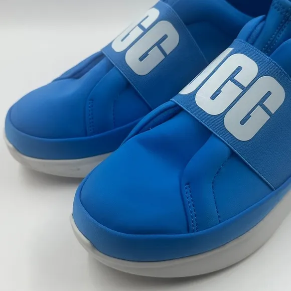 UGG Australia Womens Neutra Size 8 Sneaker Slip On Neon Blue Athletic Trainers