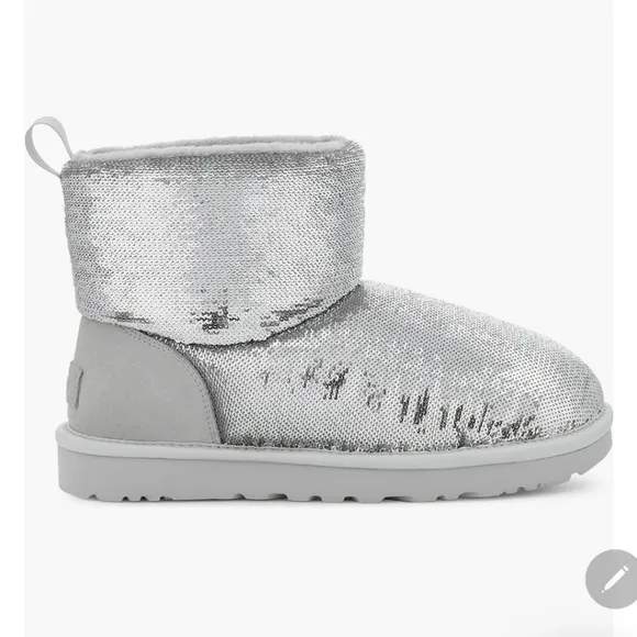 Ugg Big Kids Classic Mini Mirror Ball Boots