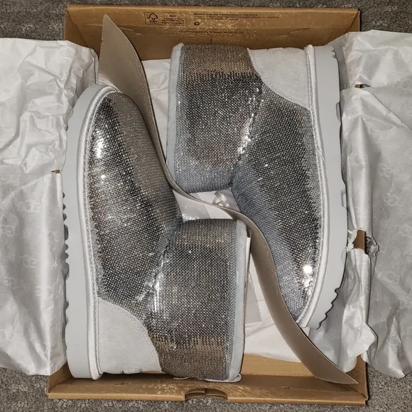 Ugg Big Kids Classic Mini Mirror Ball Boots