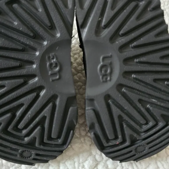 UGG Black High Ankle Booties kids size 7