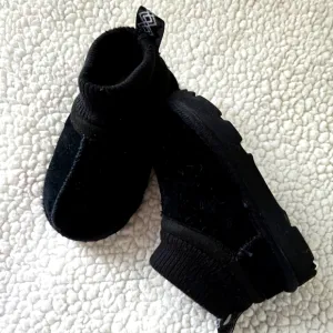 UGG Black High Ankle Booties kids size 7