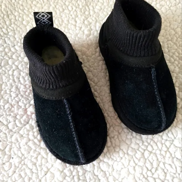 UGG Black High Ankle Booties kids size 7