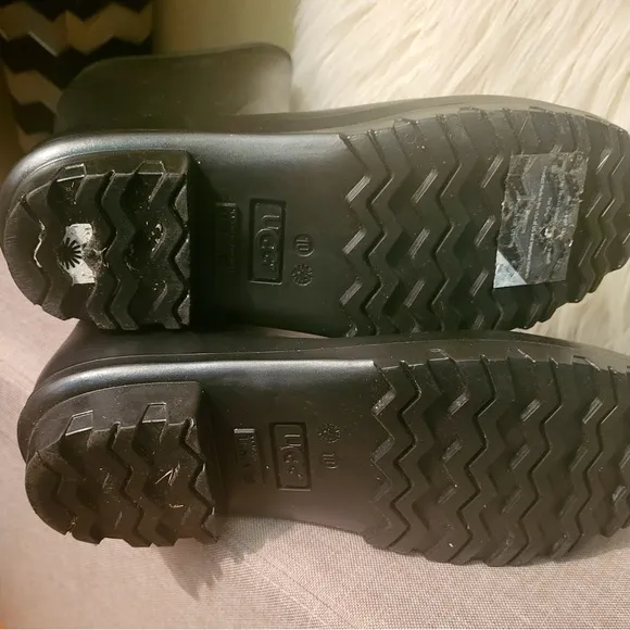 UGG Black Rain Boots (All Seasons)