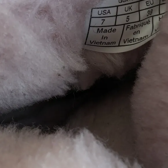 UGG Blush Suede Boots with Fur Lining