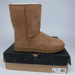 UGG Boots Mens 14 Brown Classic Short 5800 Suede Sheepskin Shearling Lined NEW