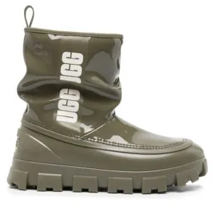 UGG Boots Woman's 7 Classic Burnt Olive Brellah Mini Waterproof 1144059 Raining