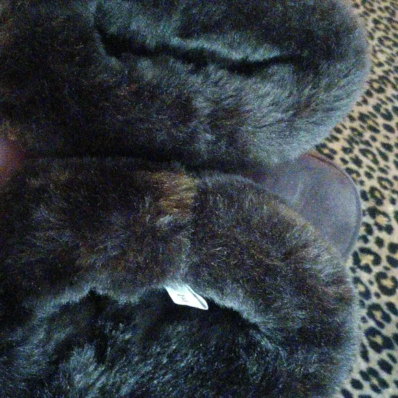 !!UGG Brown with Fur Boots Womens Size 8