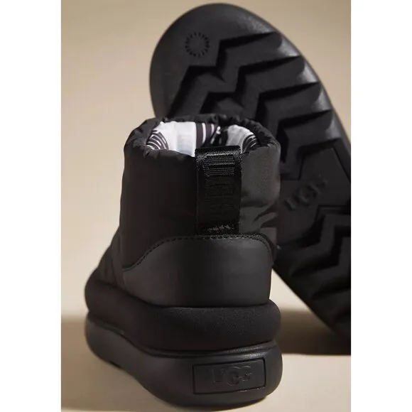 Ugg Classic Maxi Mini Synthetic Textile Winter Boots in Black 6 NWOB