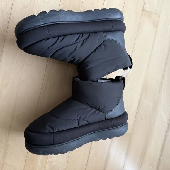 Ugg Classic Maxi Mini Synthetic Textile Winter Boots in Black 6 NWOB