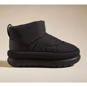 Ugg Classic Maxi Mini Synthetic Textile Winter Boots in Black 6 NWOB