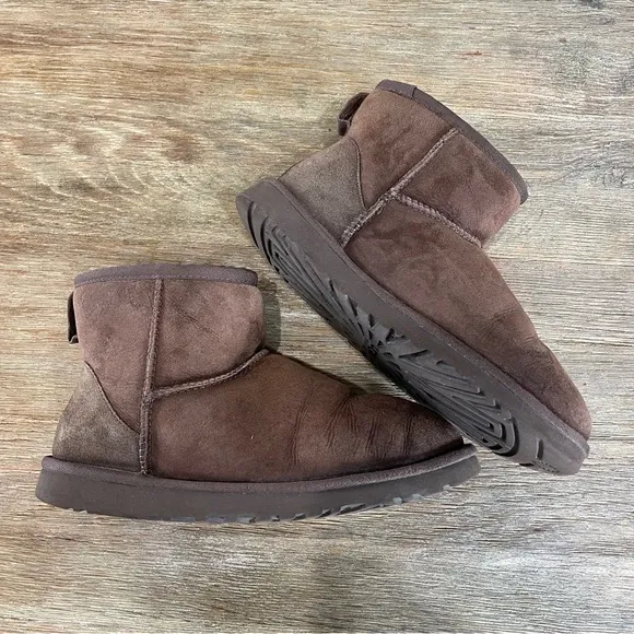 UGG Classic Mini Bootie in Burnt Cedar 8