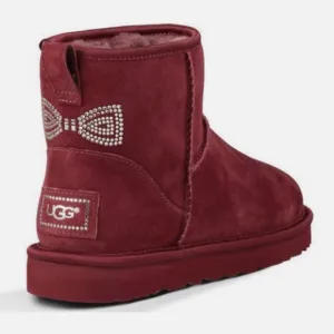 UGG Classic Mini Crystal Bow Boots