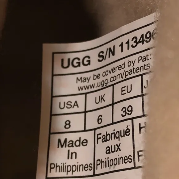 UGG Classic mini side logo chestnut boots 8