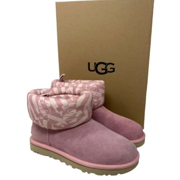 UGG Classic Mini Women Boot Pink 1136674 BLUS used