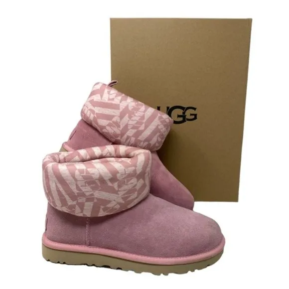 UGG Classic Mini Women Boot Pink 1136674 BLUS used