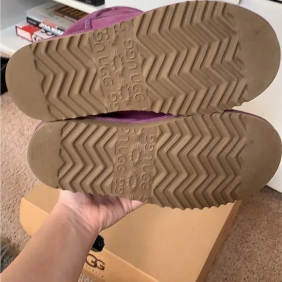 UGG CLASSIC SHORT PURPLE WOODE VIOLET BOOTS WOMENS 5