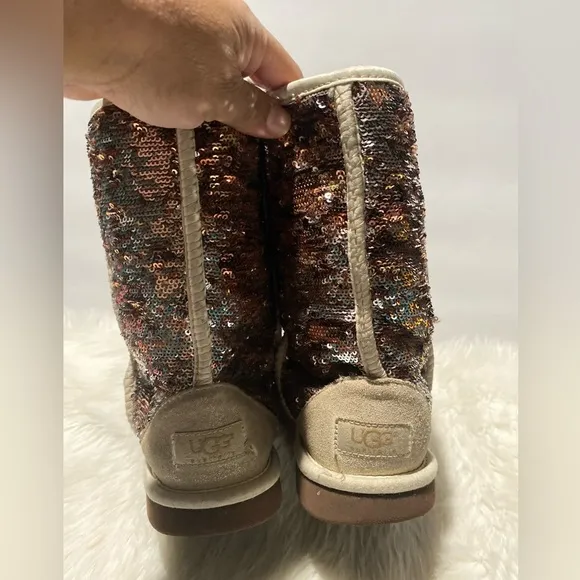 UGG Classic Short Sequin boots