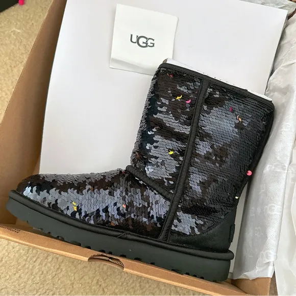 Ugg Classic Short Sequin Boots