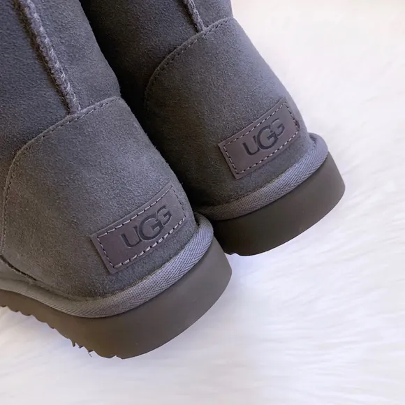 UGG Classic Short Stud II Charcoal Boots