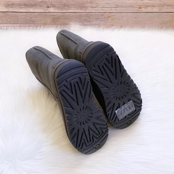 UGG Classic Short Stud II Charcoal Boots