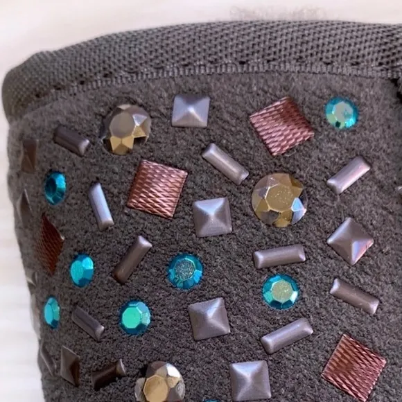 UGG Classic Short Stud II Charcoal Boots