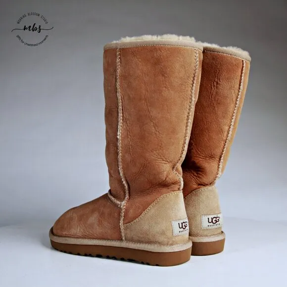 UGG Classic Tall Boots Tan Women 5
