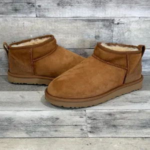 UGG Classic Ultra Mini Boots - Chestnut - Sz - 9 .US Women’s