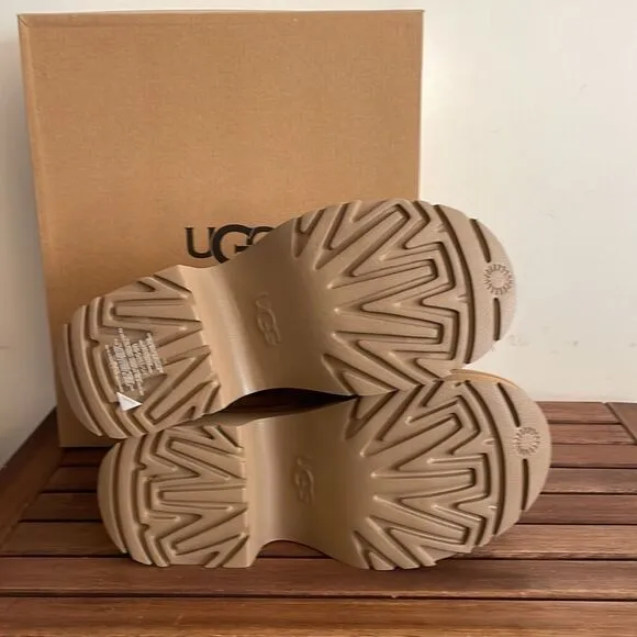 UGG Classic Ultra Mini New Heights Boots Chestnut Women Size 6